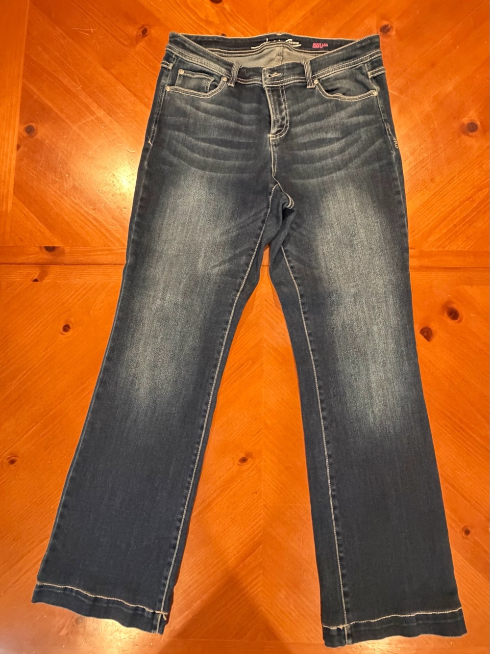 INC International Concepts Women's Dark Blue bootcut Jeans